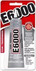Industrial Strength E6000 Adhesive Clear Eclectic Glue Multi-purpose  Gel  2 Oz 
