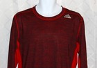 Men s New Adidas Techfit Shirt Medium Fitted 21 X 28 5 M Long Sleeve