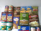 Lot Of Can Food  includes Everything Shown  Survival Sealed Protein Canned Fruit