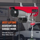 Electric Hoist 1760lbs Crane Winch With Wired Remote Control 1450w 110v