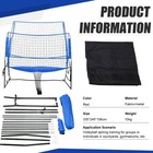 New Volleyball Training Equipment Net Volleyball Practice Net Station 11 X 8 Ft