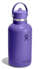 Water Bottle 64 Oz Insulated Stainless Steel Wide Mouth Hydro Flask Flex Straw