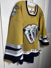 Vintage Nhl Nashville Predators Mustard Cat Gold  Koho Hockey Jersey Adult M