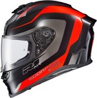 New Scorpion Exo R1 Air Hive Full Face Motorcycle Street Helmet Red blk All Size