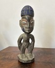 Old African Tribal Art Nigeria Yoruba Figure - Carved Statue - 11    High