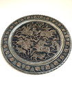 Antique Hand-made Mid East Persian Copper  Wall Hanging Tray - Engraved