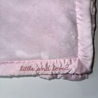 Carter s    little And Loved    Pink Baby Blanket Silky Trim Lovey Security 40 x30   