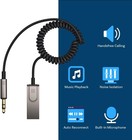 Usa Aux To Bluetooth 5 1 Adapter 3 5mm Bluetooth Receiver Microphone For Car Lot
