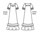 Victoria Jones Loose Fit Pullover Traditional Muumuu Sewing Pattern   103 Xs-3x