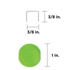 3 8 In  X 3 8 In  Narrow Crown Roofing Cap Staples  21-gauge  6048-count