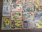 40 Lot 1966 Topps Batman Robin Card Lot Black Red Blue Bat Logos Poor Condition