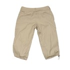 Columbia Women Omni-shield Capri Hiking Pants Tan Khaki Gorpcore Outdoor Sz 10