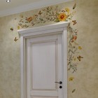 Floral Wall Stickers Door Decals Home Decor Pvc Flower Butterfly For Bedroom