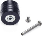 2 Set Luggage Suitcase Replacement Wheels Axles Rubber Screw Kit Od 42mm