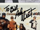 Vtg Adam West Signed Batman   Robin 8x10 Color Photo   Made Out To Bill  