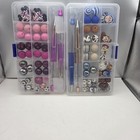 Diy Beadable Pens And Silicone Beads Craft Lot 2 Kits Mickey Minnie Toy Story