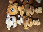 8 Littlest Pet Shop Lps Authentic Lot Poodle Dog Boxer Terrier Chow Pug Puppies