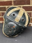 Vintage Men   s 8 Strap Old Antique Leather Football Ball Helmet  Sz 7 1 4