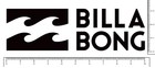 Billabong Surf Skate Wake Die Cut Team Sticker Decal 9 75  X 3  Pick Your Color