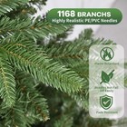 6ft Unlit Artificial Christmas Tree Premium Spruce Xmas Tree   1156 Pe pvc Tips