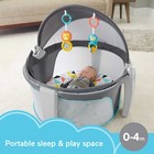 Fisher-price Portable Bassinet On-the-go Baby Dome  Travel Play Space With De   