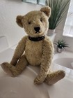Rare Steiff 1930 Block Button Teddy antique Bear W  Collar 16  ready To Love