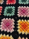 72 x54  Handmade Crochet Granny Square Afghan Blanket Throw