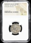 Postumus 260-269 Ad  Romano-gallic Roman Empire Silver Denarius Coin Genuine Ngc