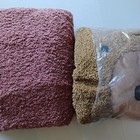 Pottery Barn Teen Teddy Bear Fur Bean Bag Cover Marketing Sample Ash Rose New