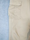 Wesc Cargo Pants Unisex Men Xxl Women 3x Beige Elastic Waist Drawstring P115284t
