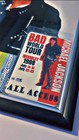 Michael Jackson Signed Framed Reprint Photo And Reprint Ticket Stub   Laminate