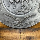 Vtg Hudson Pewter Plate - American 1776 Declaration Of Independence Engraving 9   