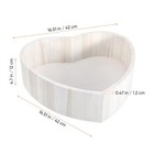 Heart Shaped Baby Posing Basket Newborn Photography Prop Wooden Heart Box Lig   