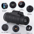 Hd Monocular Starscope Monocular Telescope Bak4 With Phone Clip tripod