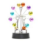 Electronic Asteroid Perpetual Motion Metallic Balls Kinetic Wheel Display