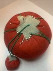 Vintage Strawberry Tomato Stuffed Pin Cushion
