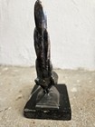 Rrr Rare Antique Vintage Metal Silver Plate  Bird