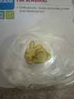 New Mam Newborn Pacifier For Small And Lightweight-newborns Yellow Bunny Pattern