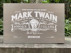 Mark Twain Memoir Empty Cigar Box  No Cigars