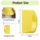 Cewifo Hard Bench Scraper 4 Pcs Pp Plastic    White  Green  Yellow  Blue