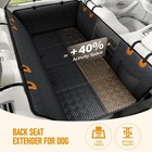 Dog Car Seat Cover For Back Seat  Hard Bottom Back Seat Extender For Dog