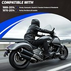 19 x17  Smoke Windshield For Harley Honda Suzuki Yamaha Motorcycle Universal