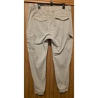 Young Color Combat Cargo Pants Men 2x Tan Drawstring Snap Pockets Stretch