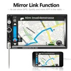 7  Double 2 Din Car Mp5 Player Touch Screen Bluetooth Stereo Radio With Camera