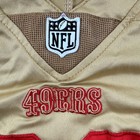 Nike Christian Mccaffrey 49ers Jersey Medium Gold Stitched Nfl Men s