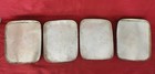 Set Of 2 Antique Chinese Porcelain Blue Flower Pottery Shard Box Silver Metal