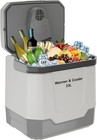 35qt 33l Portable Electric Cooler Warmer 12v 110v Dual-power Car Refrigerator
