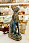 Very Rare Amazing Old Style Ancient Egyptian Bastet Cat Statue Made In Egypt