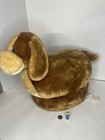 Toys R Us Animal Alley Plush Dog Stool Chair Large 2000 Vintage Dog Stuffed Rare