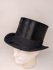 Antique Top Hat Chestergate Size 7   56 Medium Vintage Men s Silk